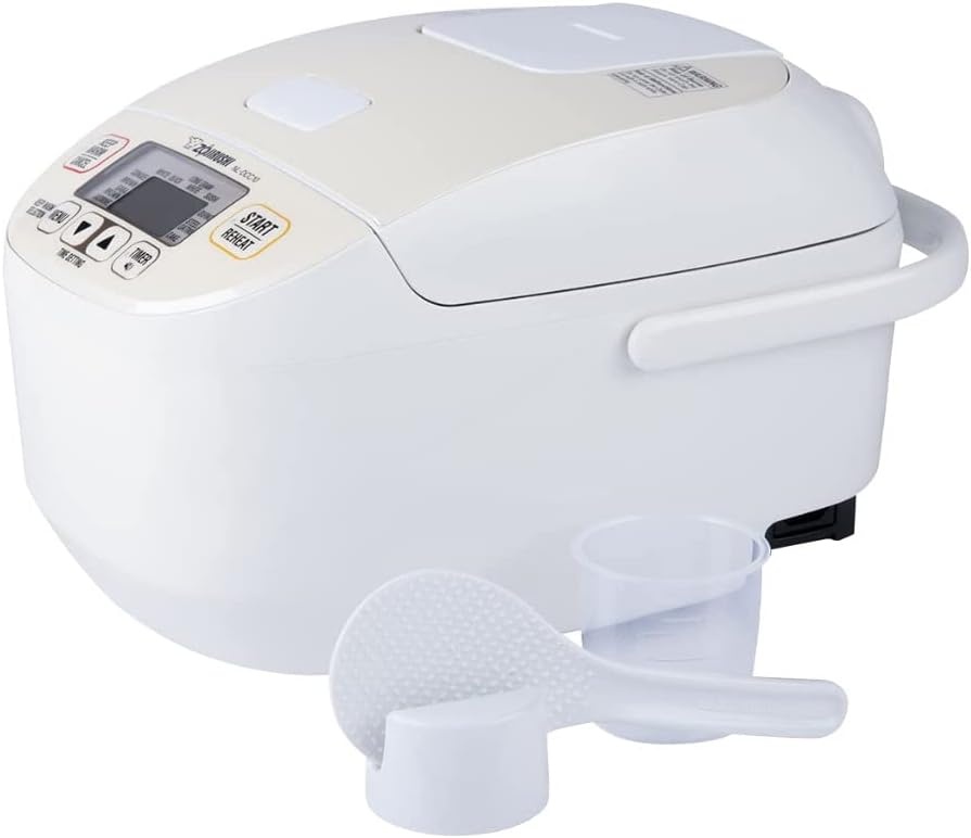 Zojirushi NL-DCC10CP Micom Rice Cooker & Warmer, 5.5 Cups, Pearl Beige(5.5-Cups)
