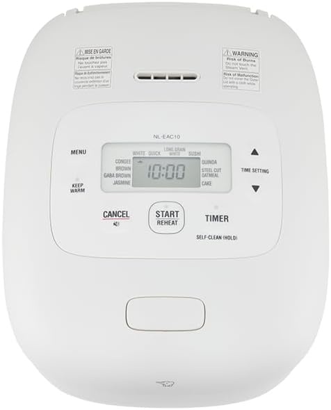 Zojirushi NL-EAC10WA Micom Rice Cooker & Warmer 5.5 Cups, White(White)