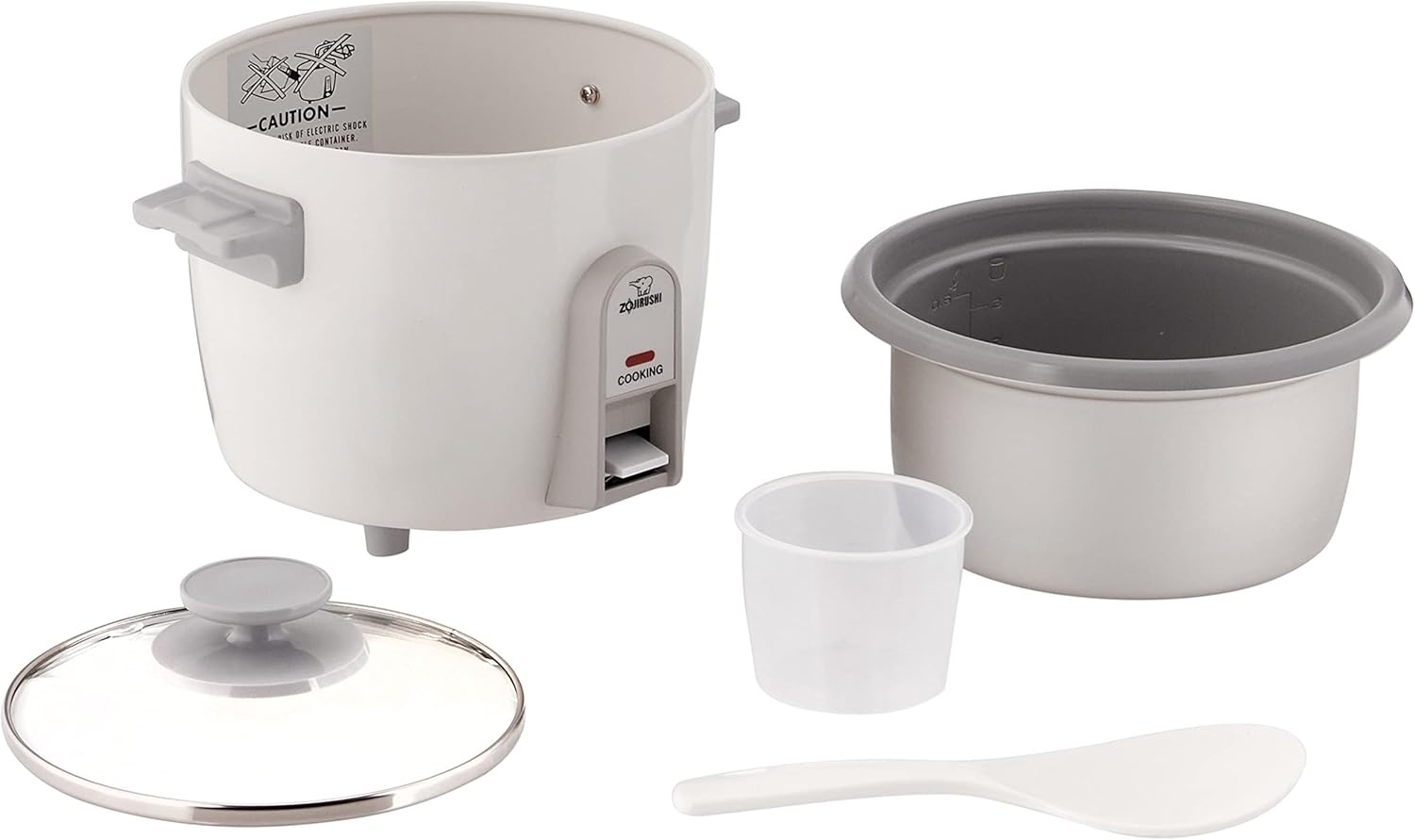 Zojirushi 3 Cup Rice Cooker/Steamer ( White)(3 cup)