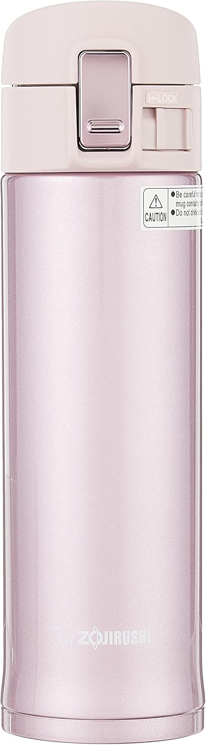 Zojirushi Stainless Steel Mug, 12-Ounce, Smoky Blue(Lavender)
