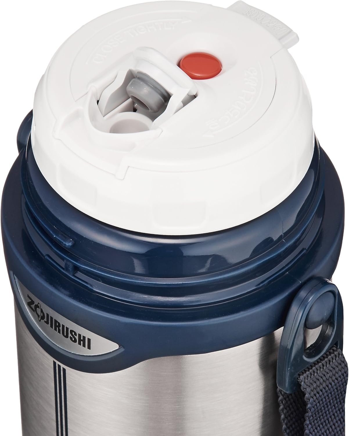 Zojirushi Tuff Sports Stainless Steel Travel Mug, 68-Ounce(Stainless)