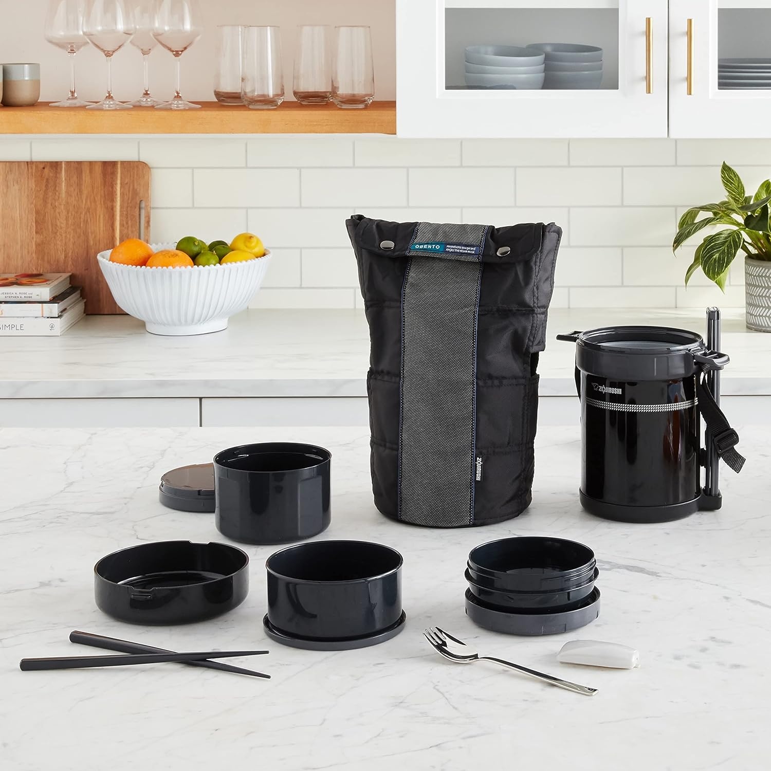 Zojirushi Classic Bento Vacuum Lunch Jar – Black