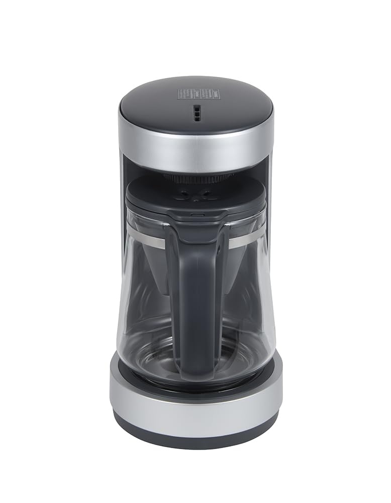 Zojirushi EC-DAC50BA ZUTTO Coffee Maker 5 Cups, Black, PFAS-free(Silver)
