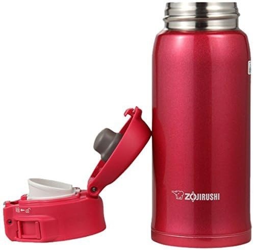 Zojirushi SM-SG48GJ Stainless Steel Vacuum Insulated Mug, 16-Ounce, Star Mint(Clear Red)
