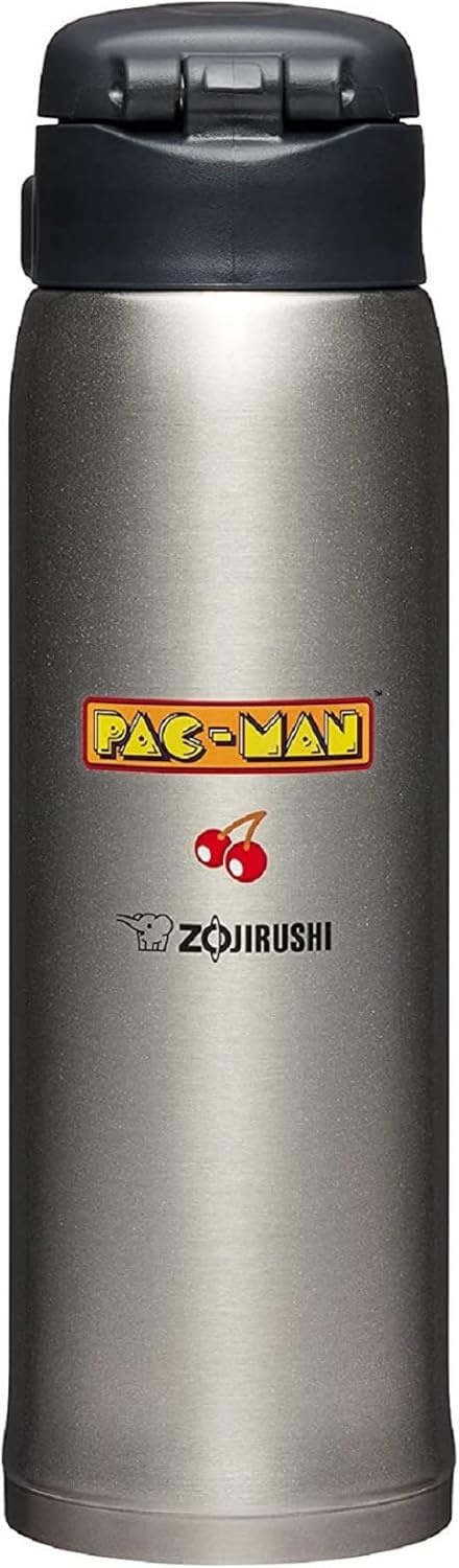 Zojirushi Stainless Steel Mug, 20 ounce, Vivid Orange(PAC-MAN Stainless)