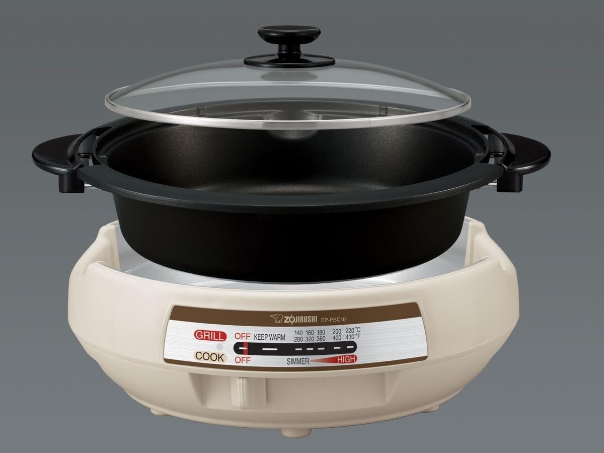 Zojirushi EP-PBC10 Gourmet d’Expert Electric Skillet, EP-PBC10HC(Skillet)