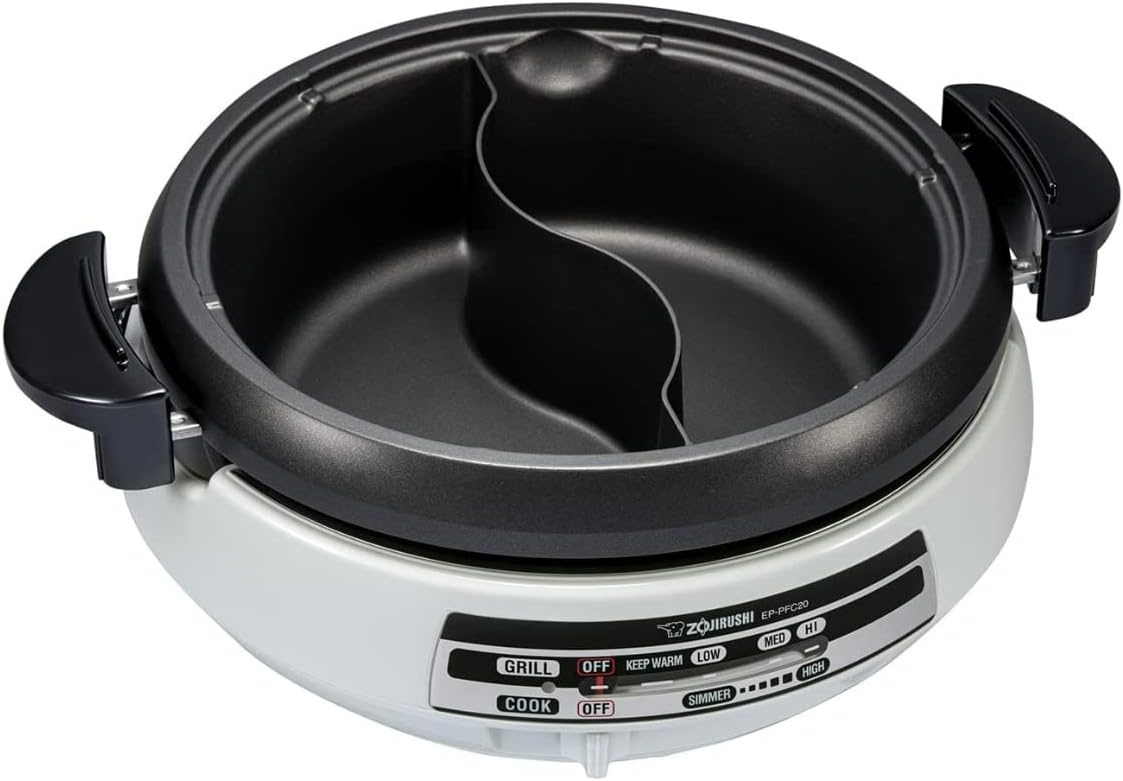 Zojirushi EP-PFC20HA, Gourmet d’Expert® Electric Skillet for Yin Yang Hot Pot(Electric Skillet)